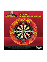 SHOT DARTS Shot Michael Smith Bully Boy 1 Piece Dartboard Surround-Red