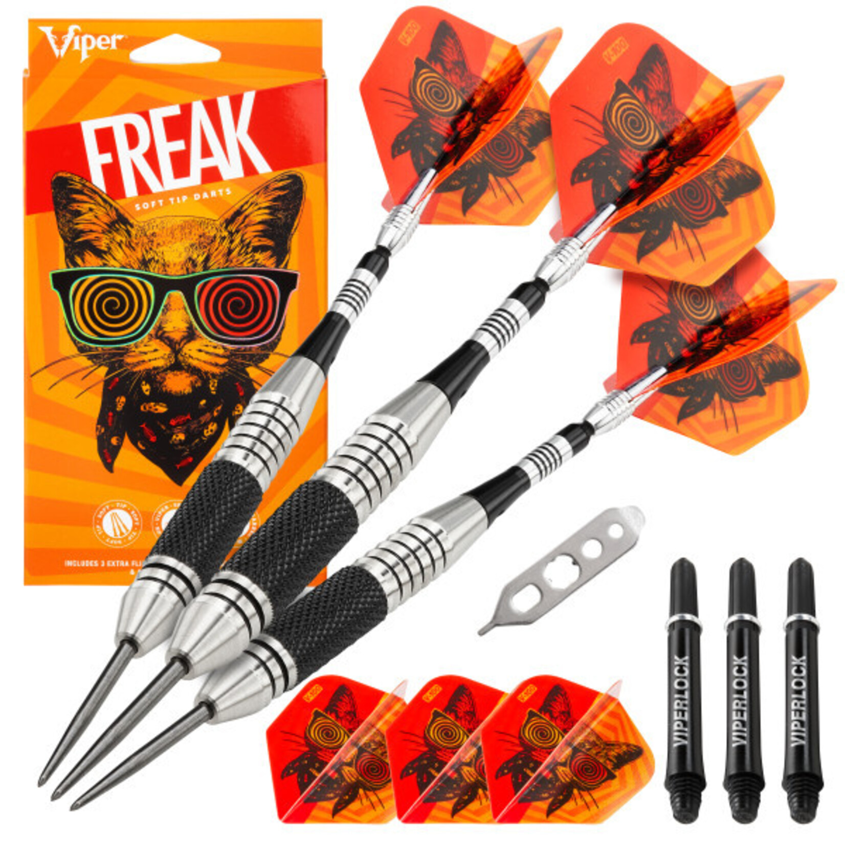Viper Darts The Freak 22g Steel Tip Darts