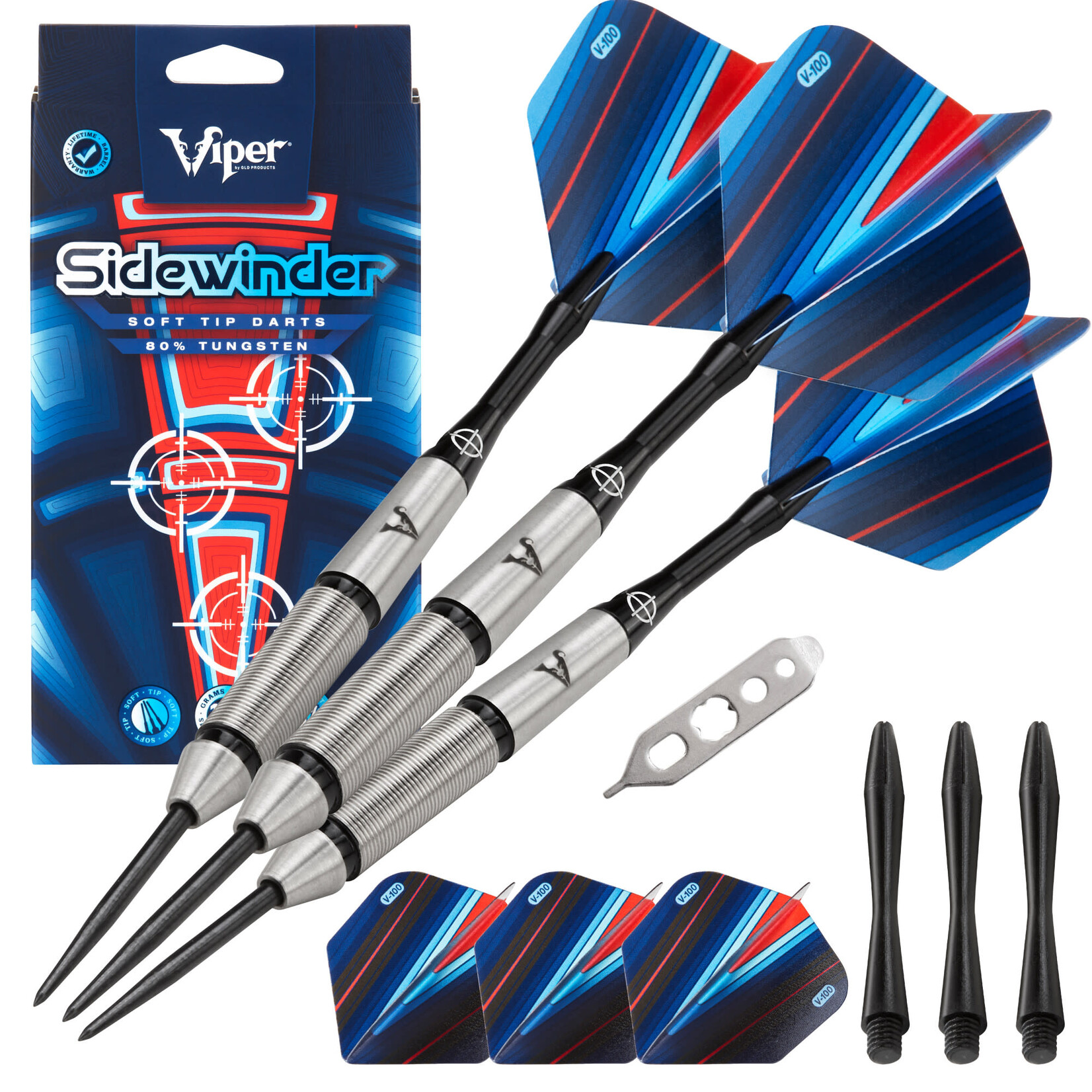 Viper Darts Viper Sidewinder 80%  Steel Tip Darts