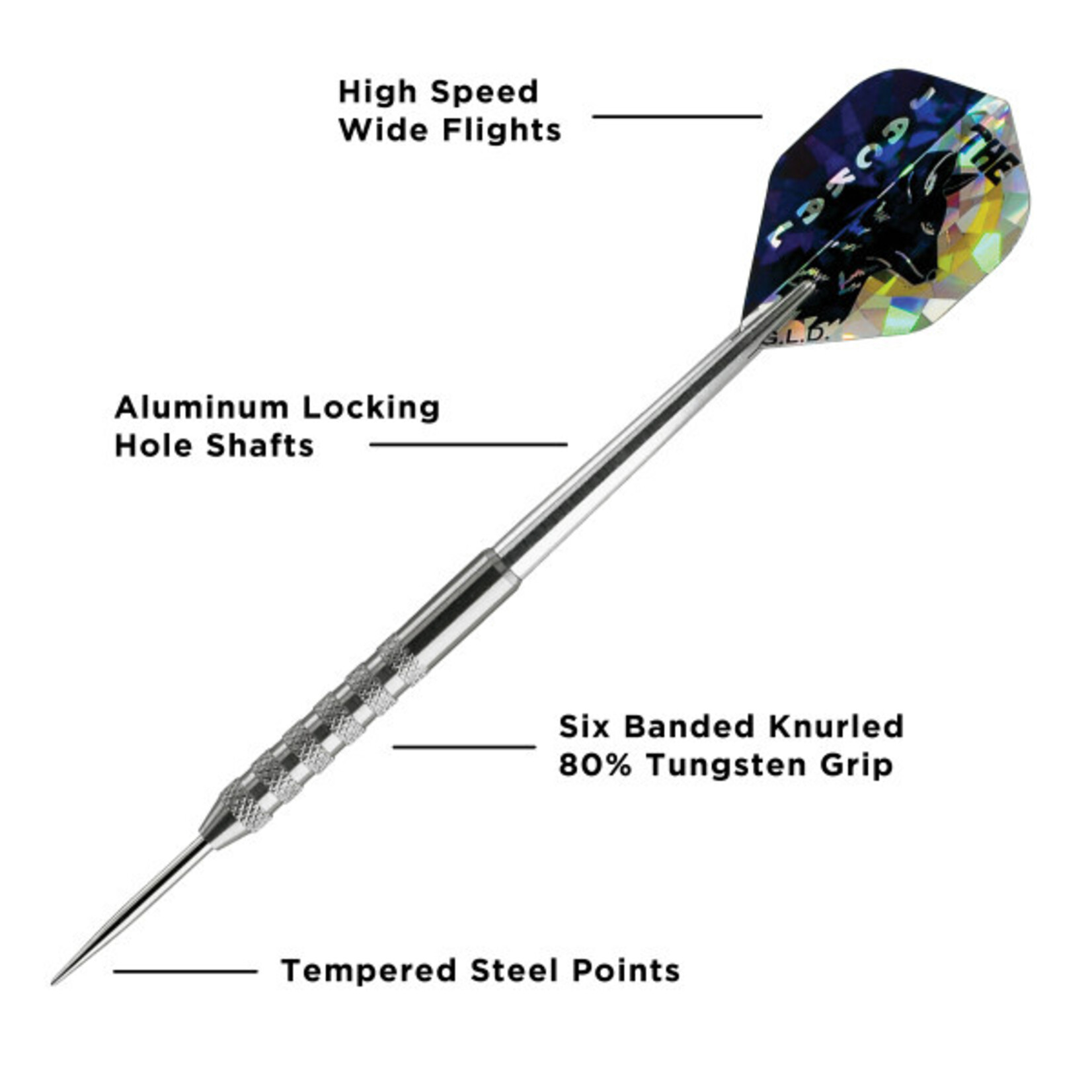 Viper Darts Viper Jackal 80% Tungsten Steel Tip Darts