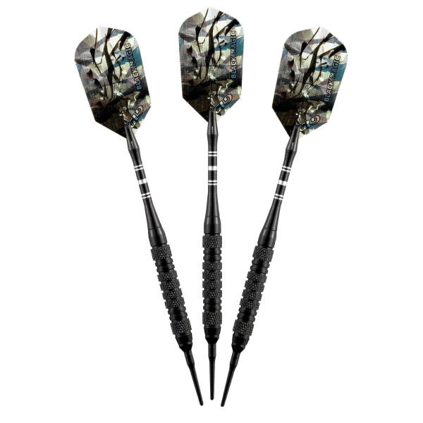 Viper Darts Viper Black Magic 6 Knurled Rings 18g Soft Tip Darts