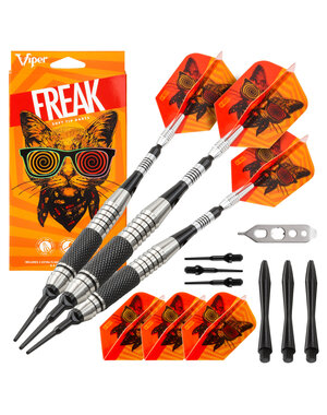 Viper Darts Viper The Freak Knurled and Grooved Barrel 18g Soft Tip Darts