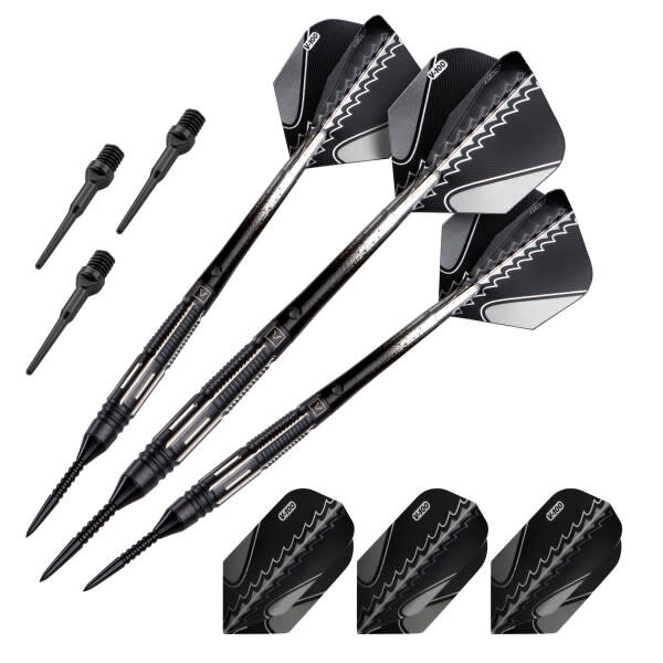 Viper Darts Viper Black Flux 90% Tungsten Conversion 20g Darts