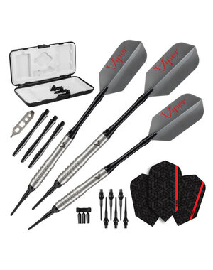 Viper Darts Viper V-Factor 90% Tungsten Shark Fin Barrel 20g Soft Tip Darts
