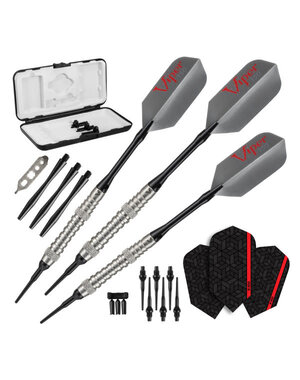 Viper Darts Viper V-Factor 90% Tungsten Grooved Barrel 18g Soft Tip Darts