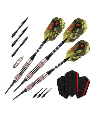 Viper Darts Viper Ranger 80% Tungsten Red Rings 18g Soft Tip Darts