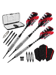 Viper Darts Viper Bully 80% Tungsten 3 Knurled Rings 18g Soft Tip Darts