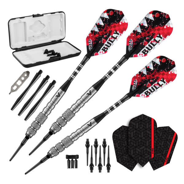 Viper Darts Viper Bully 80% Tungsten 3 Knurled Rings 18g Soft Tip Darts