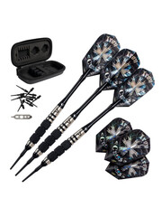 Viper Darts Viper Desperado 80% Tungsten Iron Cross 3 Knurled Rings 18g Soft Tip Darts