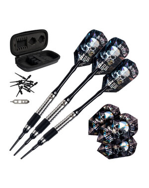 Viper Darts Viper Desperado 80% Tungsten Death Mark 1 Knurled Ring 18g Soft Tip Darts