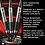 Viper Darts Viper Desperado 80% Tungsten Death Mark 1 Knurled Ring 18g Soft Tip Darts