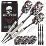 Viper Darts Viper Sinister 95% Tungsten Smooth Barrel 16g Soft Tip Darts