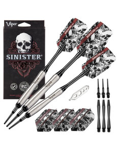 Viper Darts Viper Sinister 95% Tungsten Tapered Barrel 18g Soft Tip Darts