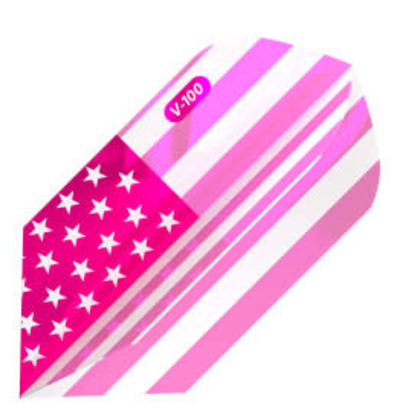 Viper Darts Viper V-100 American Flag Traditional Pink Metallic Slim Dart Flights