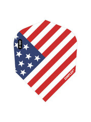Viper Darts Viper V-100 American Flag Angled Dimplex Standard Dart Flights