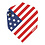 Viper Darts Viper V-100 American Flag Angled Dimplex Standard Dart Flights