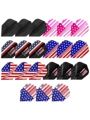 Viper Darts Viper Patriot Pack Dart Flights Assorted Weight Variety Pack Standard American Flag