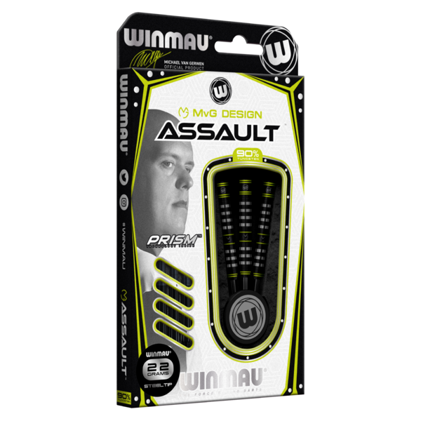 Winmau Darts Winmau MvG Assault Steel Tip Darts
