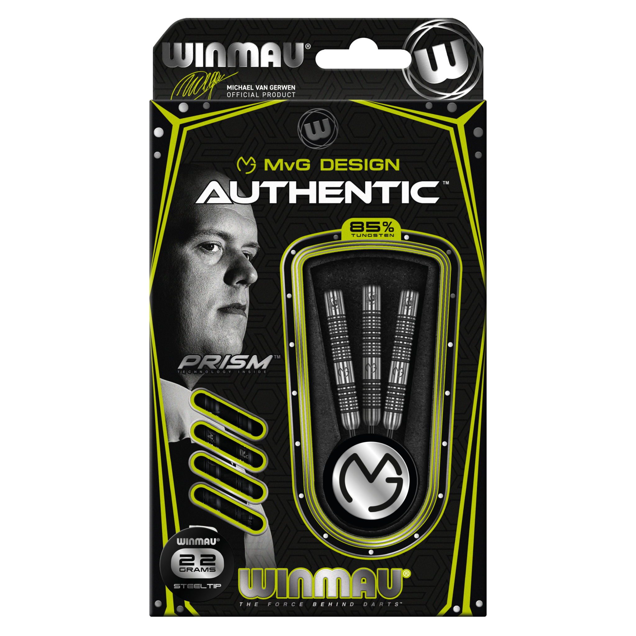 ダーツ Winmau MvG Authentic 20g 2BA Winmau MvG Exact Darts | Red Dragon Darts