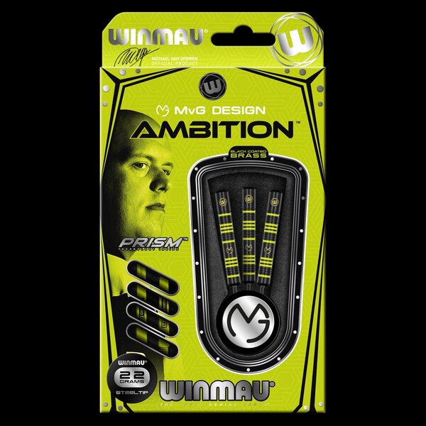 Winmau Darts Winmau MvG Design Ambition Steel Tip Darts