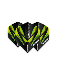 Winmau Darts Winmau Prism Alpha MVG Black and Green 145 Dart Flights