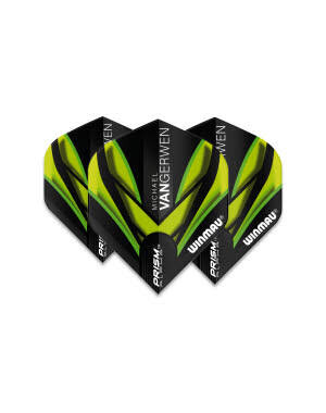 Winmau Darts Winmau Prism Alpha MVG Black and Green 145 Dart Flights