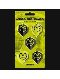 Winmau Darts Winmau MvG Design Mega Standard Flight Collection Dart Flights