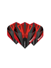 Winmau Darts Winmau Prism Delta Black and Red 210 Dart Flights