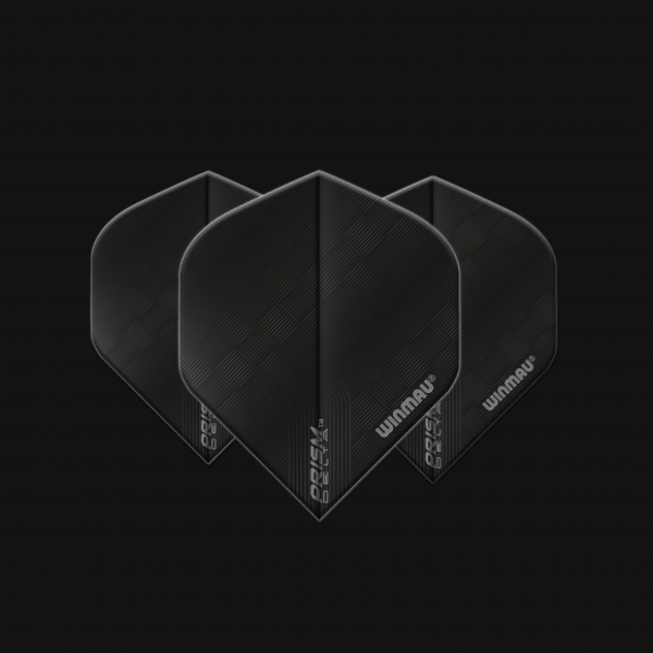 Winmau Darts Winmau Prism Delta Black Weave 201 Dart Flights