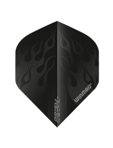Winmau Darts Winmau Prism Delta Black Flame 202 Dart Flights