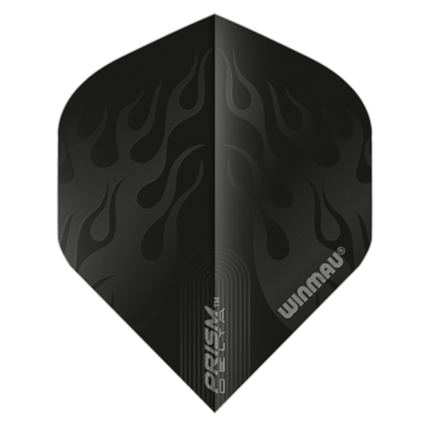 Winmau Darts Winmau Prism Delta Black Flame 202 Dart Flights
