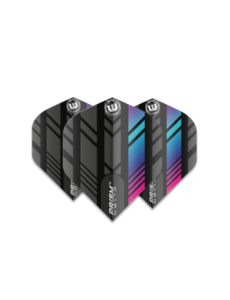 Winmau Darts Winmau Prism Delta Black and Rainbow 212 Dart Flights