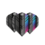 Winmau Darts Winmau Prism Delta Black and Rainbow 212 Dart Flights