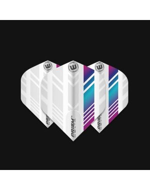 Winmau Darts Winmau Prism Delta White and Rainbow 213 Dart Flights