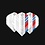 Winmau Darts Winmau Prism Delta Red White and Blue 217 Dart Flights