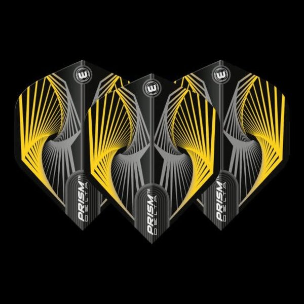 Winmau Darts Winmau Prism Yellow and Grey Delta 241 Dart Flights