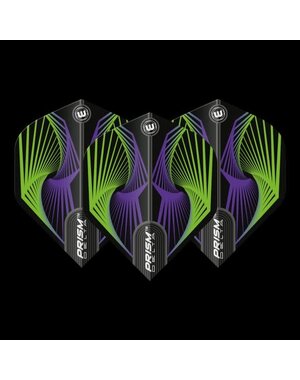 Winmau Darts Winmau Prism Delta Green and Purple 242 Dart Flights