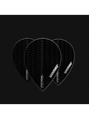 Winmau Darts Winmau Prism Delta Black Angle 500 Pear Dart Flights