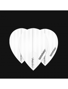 Winmau Darts Winmau Prism Delta White Angle Pear 501 Dart Flights