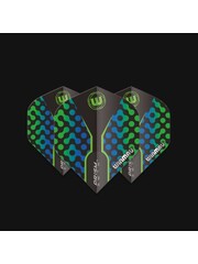 Winmau Darts Winmau Prism Zeta Black Blue and Green 309 Standard Dart Flights