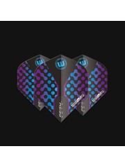Winmau Darts Winmau Prism Zeta Black Purple and Blue 310 Standard Dart Flights