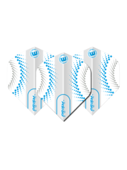 Winmau Darts Winmau Prism Zeta Blue and White 313 Standard Dart Flights