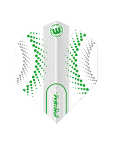 Winmau Darts Winmau Prism Zeta White and Green 314 Standard Dart Flights