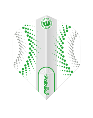 Winmau Darts Winmau Prism Zeta White and Green 314 Standard Dart Flights