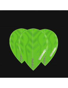 Winmau Darts Winmau Prism Zeta Green 601 Pear Dart Flights