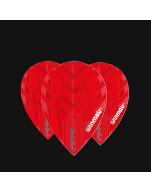 Winmau Darts Winmau Prism Zeta Red 602 Pear Dart Flights