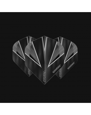 Winmau Darts Winmau Prism Alpha Black and Grey 101 Standard Dart Flights