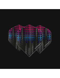 Winmau Darts Winmau Prism Alpha Black and Pink 115 Standard Dart Flights