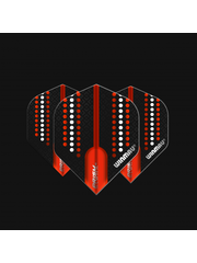Winmau Darts Winmau Prism Alpha Black and Red 142 Standard Dart Flights