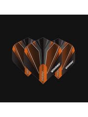 Winmau Darts Winmau Prism Alpha Black and Orange 152 Standard Dart Flights